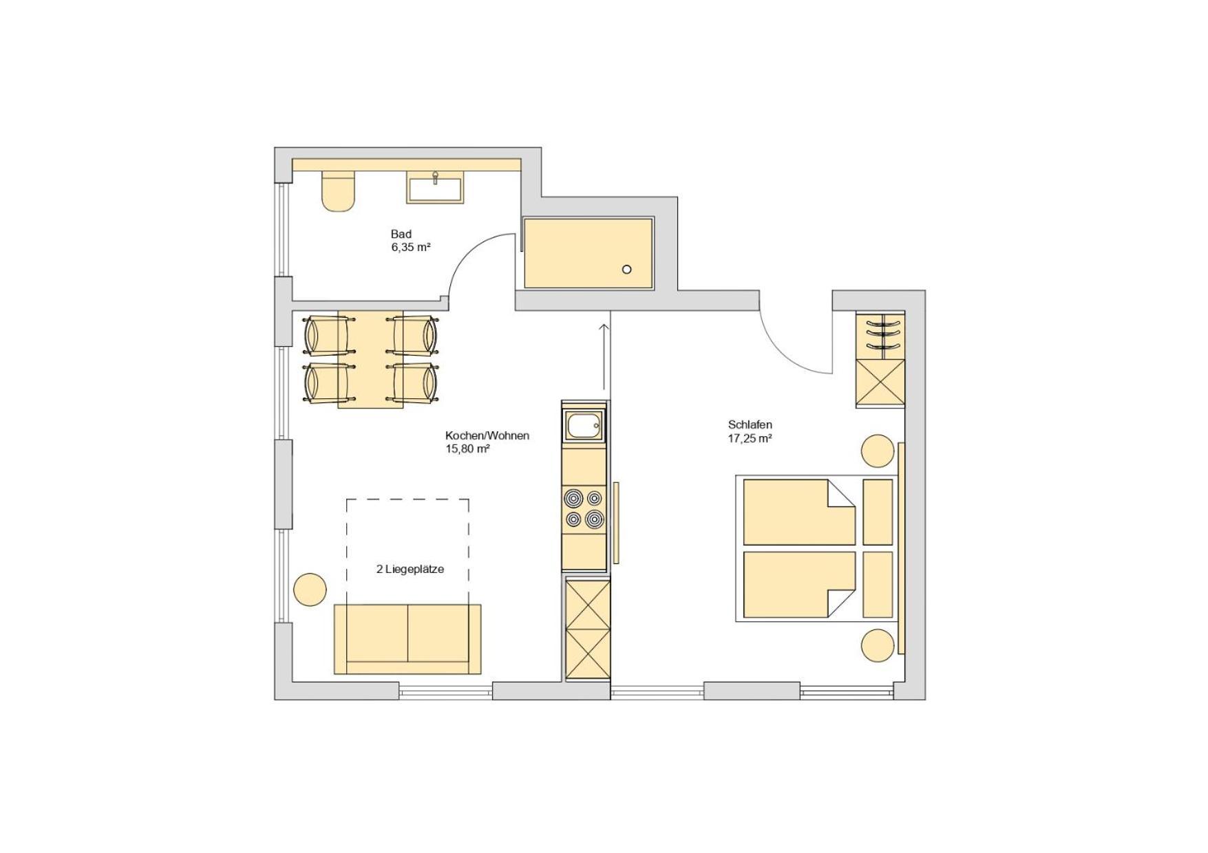 Sternen Bohlingen Aparthotel 징엔 객실 사진